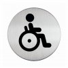 Kovová značka Vyhradené pre invalidov