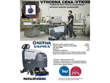 akce podlahový mycí stroj SC401 velká