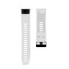 12 White sheng one soft silicone strap for garmin variants 0