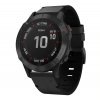 STYLE 26mm kožený řemínek pro Garmin Fenix černý QuickFit