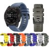 26mm LINE Silikonový gumový řemínek pro Garmin Fenix EASYFIT/QUICKFIT