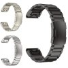 22mm T2 Titanový řemínek pro Garmin Fenix Epix 2 PRO černý stříbrný QuickFit