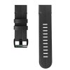 Leather silicone 4 22 26 mm silicone leather strap for garmi variants 3