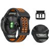 DOUBLE 26mm silikonový gumový řemínek pro Garmin Fenix QuickFit