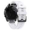 White 22 26 mm smart watch bands for garmin fen variants 8