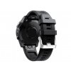 SEVEN 20mm SILVER silikonový řemínek pro Garmin Fenix bílý QuickFit