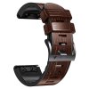 Silicone Leather 3 22 26 mm smart watchband for garmin fenix variants 8