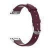 Wine Red leather band for garmin fenix 7 fenix 7 s variants 3