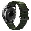 Army green 22 mm ocean silicone wristband strap for variants 2