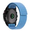 22mm jednostranně provlékací Pratelný nylonový řemínek pro Garmin Fenix Epix 2 PRO na suchý zip velcro UltraFit