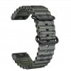 OCEAN 26mm silikonový maskáčový gumový řemínek pro Garmin Fenix QuickFit