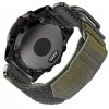 DAVILANE 26mm prošívaný černý hnědý kožený nylonový řemínek Garmin Fenix Tactix QuickFit (Barva Zelená)