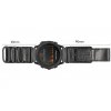 DAVILANE 26mm prošívaný černý hnědý kožený nylonový řemínek Garmin Fenix Tactix QuickFit (Barva Zelená)