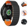 CENTRE 26mm MAGNET silikonový gumový řemínek pro Garmin Fenix Tactix QuickFit (Barva Modrá/Černá)