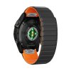 CENTRE 26mm MAGNET silikonový gumový řemínek pro Garmin Fenix Tactix QuickFit (Barva Modrá/Černá)