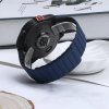 CENTRE 22mm MAGNET silikonový gumový řemínek pro Garmin Fenix Epix PRO QuickFit (Barva Modrá/Černá)