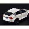 Tesla Model X 1:24 autentický sběratelský kovový model hračka na baterie s nabíjecí stanicí tesla supercharger (Barva Stříbrná)