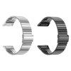 METAL 26mm Ocelový kovový řemínek pro Garmin Fenix stříbrný černý EASYFIT/QUICKFIT (Barva Stříbrná)