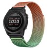 MILANESE 26mm magnetický Ocelový kovový řemínek pro Garmin Fenix Epix Milánský tah QuickFit (Barva Titanová)