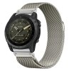 MILANESE 26mm magnetický Ocelový kovový řemínek pro Garmin Fenix Epix Milánský tah QuickFit (Barva Titanová)
