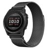 MILANESE 22mm magnetický Ocelový kovový řemínek pro Garmin Fenix Epix Milánský tah QuickFit (Barva Titanová)