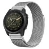 MILANESE 22mm magnetický Ocelový kovový řemínek pro Garmin Fenix Epix Milánský tah QuickFit (Barva Titanová)