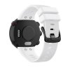 Silikonový gumový řemínek bílý černý pro Garmin Forerunner 45/ Swim 2 (Barva Černá)