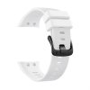 Silikonový gumový řemínek bílý černý pro Garmin Forerunner 45/ Swim 2 (Barva Černá)