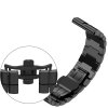 SPACE 26mm Ocelový kovový titanový řemínek pro Garmin Fenix stříbrný černý EASYFIT/QUICKFIT (Barva Stříbrná)