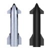 Super Heavy Starship SpaceX Mechazilla chopsticks raketa reálný sběratelský model maketa rakety 68cm (Barva V7: Starship stříbrná černá 25cm)