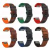 27iOSilicone Leather 22 26mm Wristband For Garmin Fenix 6X 6 Pro Instinct 2X Smart Watch Quickfit