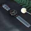 RUBBER ONE 22mm silikonový gumový řemínek pro Garmin Fenix Epix PRO QuickFit (Barva Šedá)