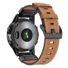 BELT 26mm kožený řemínek Garmin Fenix Epix Tactix QuickFit (Barva Šedá)