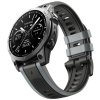 RUNNER 26mm silikonový řemínek pro Garmin Fenix 8 51mm Enduro 3 QuickFit (Barva Zelená/Černá)