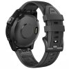 RUNNER 26mm silikonový řemínek pro Garmin Fenix 8 51mm Enduro 3 QuickFit (Barva Zelená/Černá)