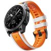 RUNNER 22mm silikonový řemínek pro Garmin Fenix 8 47mm QuickFit (Barva Zelená/Černá)