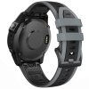 RUNNER 22mm silikonový řemínek pro Garmin Fenix 8 47mm QuickFit (Barva Zelená/Černá)