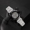 gSTEEL26mm Ocelový kovový řemínek pro Garmin Fenix 8 stříbrný šedý černý Tactix 8 (Barva Stříbrná)