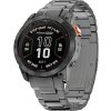 26mm TSOFT titanový řemínek pro Garmin Fenix Tactix černý QuickFit (Barva Titanová)