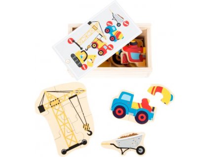 Prvé puzzle Stavebné stroje
