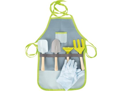 Záhradná zástera s náradím