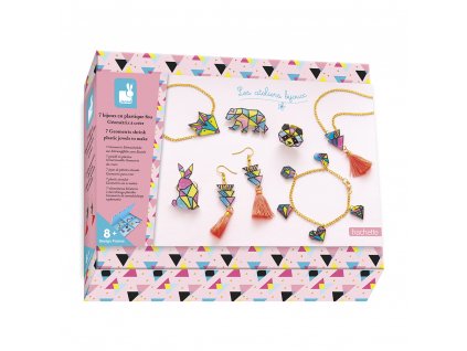 Janod Atelier Sada Výroba šperkov Geometrix 7 ks od 8 rokov