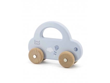label label little car bleu