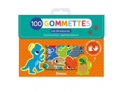 100 gommettes les dinosaures