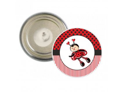 magnetka s motívom lienky