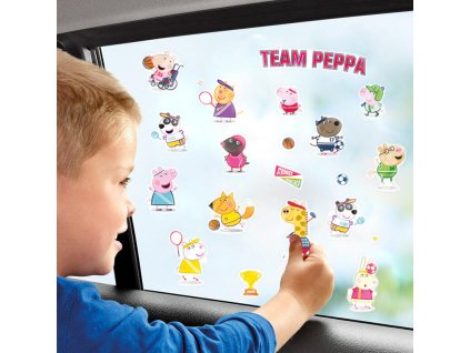 nálepky na okno peppa pig
