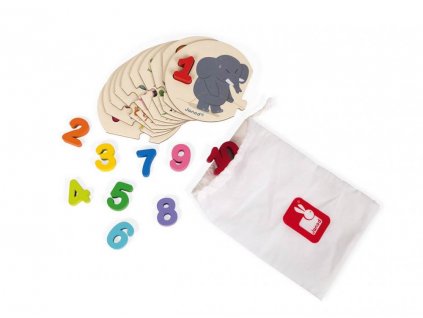Janod Puzzle I learn čísla