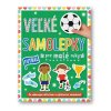 kniha samolepiek - futbal