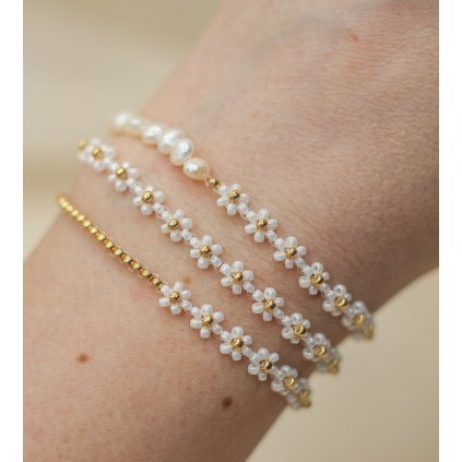 Náramek ,,Sofia" zlaté detaily