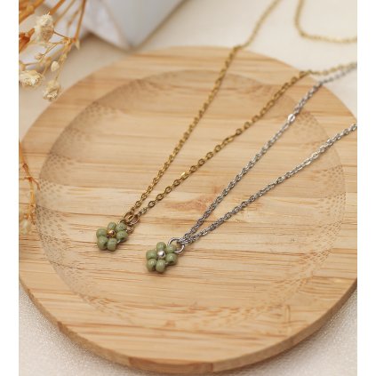 Kytička na řetízku - kaktusová